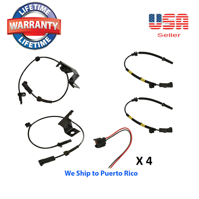 ABS Wheel Speed Sensor Rear Right & Left For Dodge Nitro Jeep Liberty Wrangler E - Foto 2