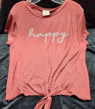 Dirtee Laundry, Happy, Do What You Love, Love What You Do, T Shirt XL