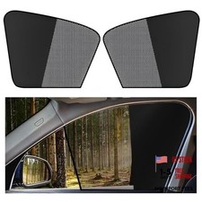 2 PCS Car Window Shades, Magnetic Auto Front Side Windows Screen Cover Vertical