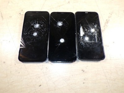 X3 APPLE IPHONE 12 PRO MAX **BR0KEN, CRACKED L0CKED