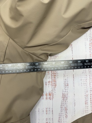 Weatherproof Waterproof Hooded Trench Coat Women's Size 2X Belted Khaki Quilted - Picture 9 of 10