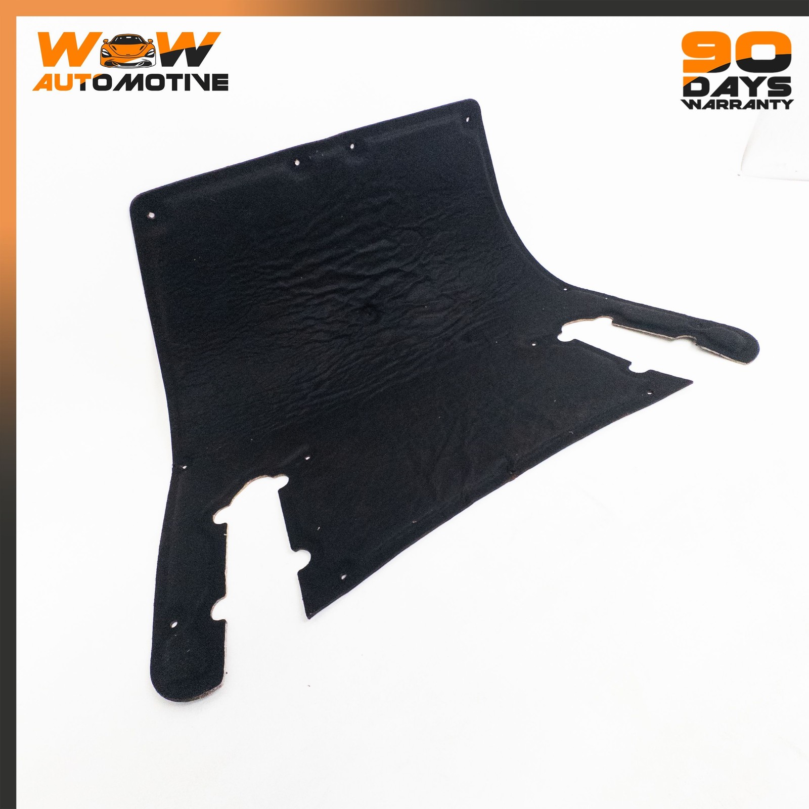 06-16 ASTON MARTIN V8 VANTAGE FRONT HOOD INSULATION PAD PANEL BLACK OEM