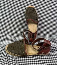Tory Burch Eleanor Woven D Orsay Espadrille F...