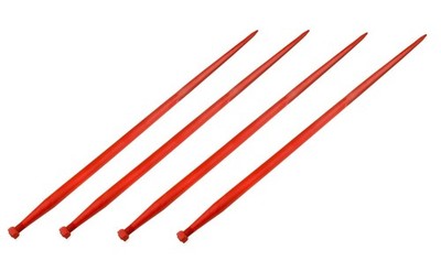 Ballenzinken Frontlader Zinken Großballen M22x1,5 800 mm im 4er Set