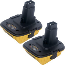 2-Pack DCA1820 Adapter Replacement for DEWALT 18V to 20V Battery, Compatible wit
