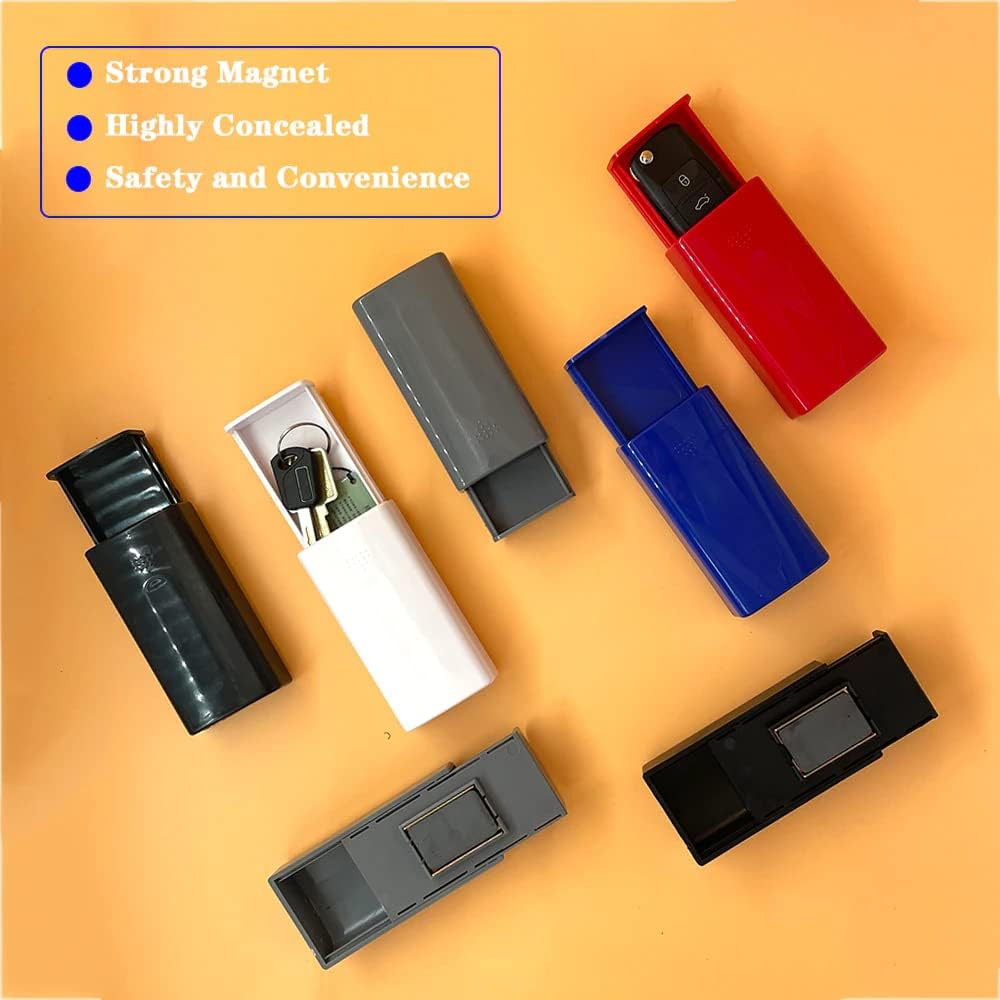 Magnetic Key Box Hide Key Holder Strong Magnet Car Key Safe Emergency Key Box Se