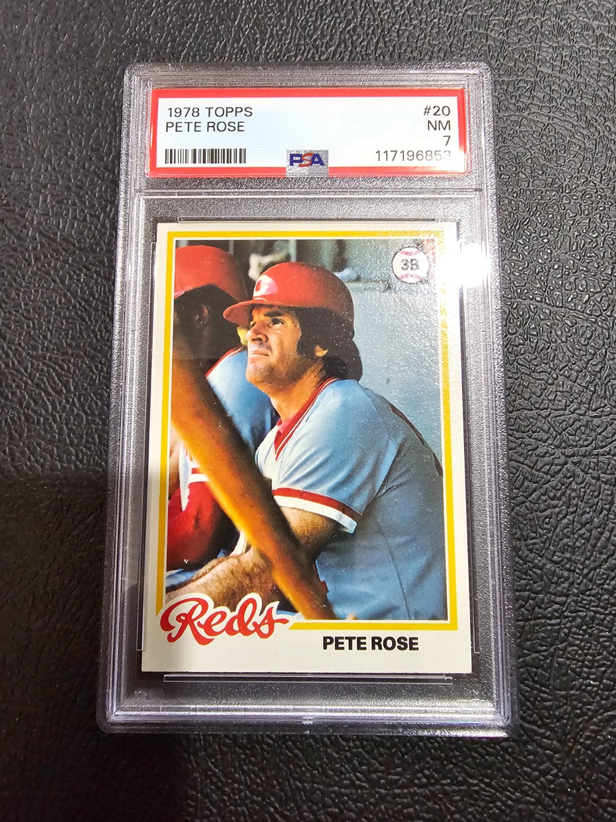 1978 Topps PSA 7 NM Pete Rose # 20 Cincinnati Reds