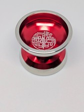 YoYoFactory Pragma Bi-Metal Yo-Yo 2020 Old Model Shiny Red Silver Rim