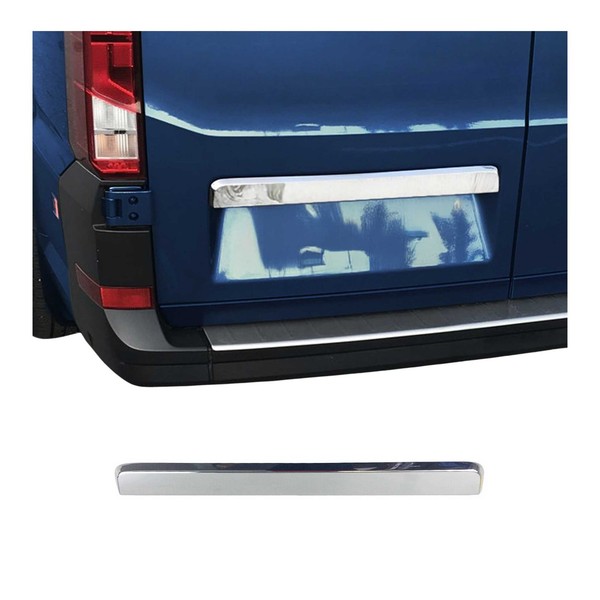 Kofferraumleiste Heckklappe Leiste FüR VW Crafter 2017-2026 Edelstahl Chrom-image