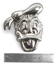 Vintage Sterling Silver Donald Duck 2 1/4 Pin...