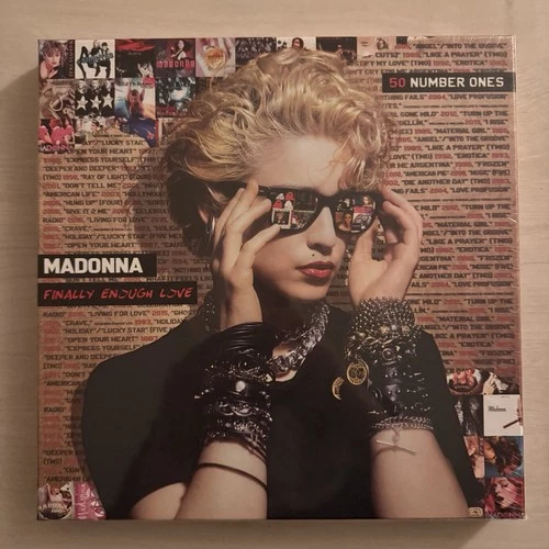 MADONNA FINALLY ENOUGH LOVE 50 NUMBER ONES US USA 6 VINYL BLACK RED SEALED NEW