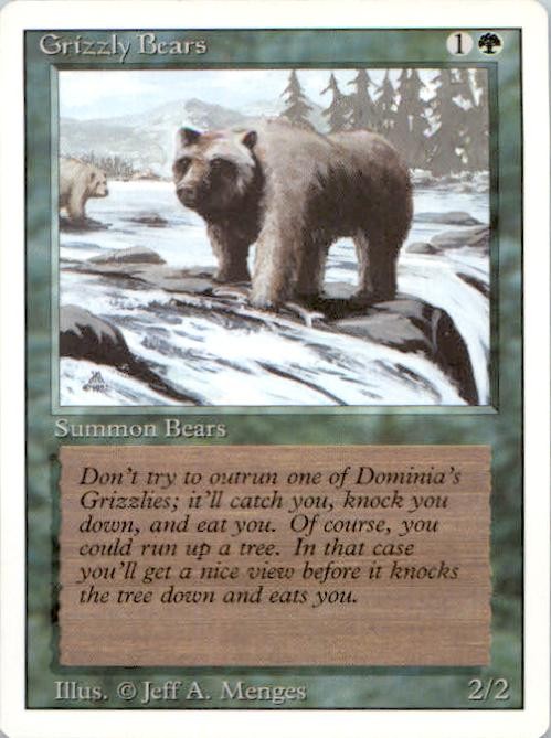 Grizzly Bears Revised Edition NM
