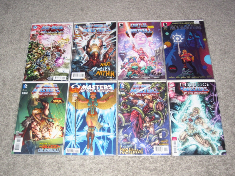 HUGE LOT OF 40 HE-MAN/MASTERS OF THE UNIVERSE COMICS! DC IMAGE DARK HORSE VF/NM