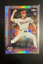 2025 Topps Chrome Update Series - Cole Henry #USC72 Refractor (RC)