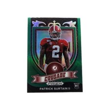 2021 Panini Prizm Draft Picks - Crusade Patrick Surtain II #178 Green Prizm (RC)