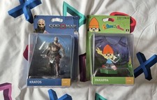 Image of Totaku God of War Kratos + Parappa The Rapper Action Figure PS4 PS5 Ragnarok