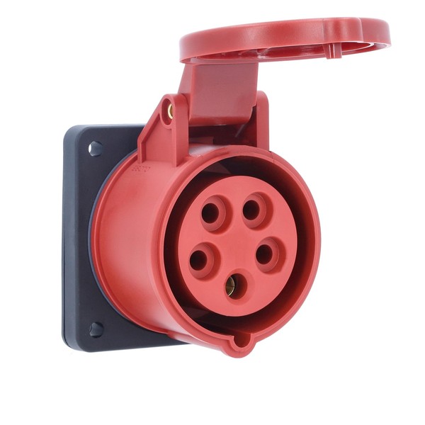 As - Schwabe Cee Anbausteckdose 400V 16A 5-Polig IP44 Schlagfest-image