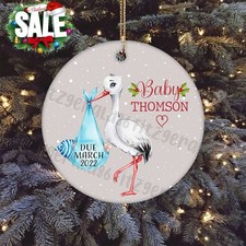 Christmas Pregnancy Announcement, Personalized Pregnancy Announcement, Baby A...