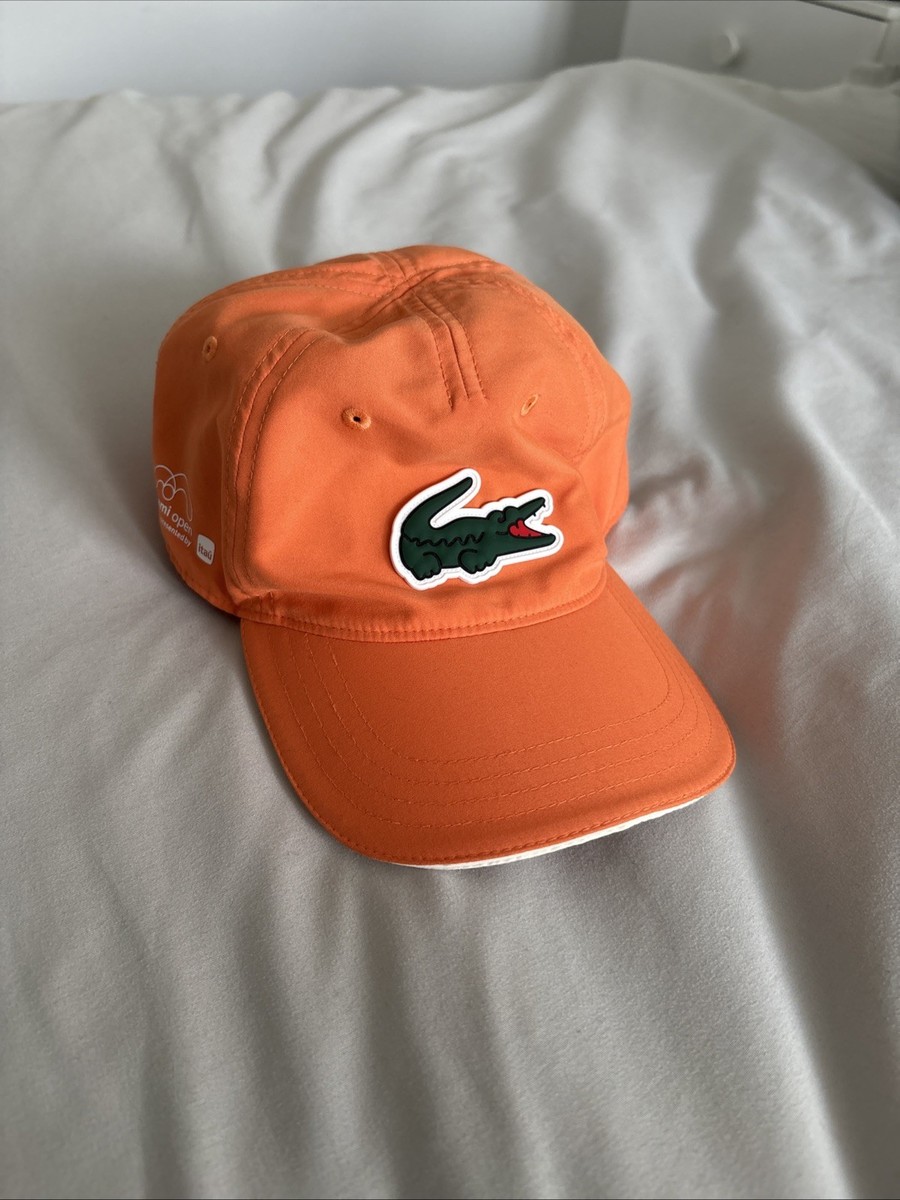 Lacoste Orange Athletic Hat Cap Miami Open 2026 Ballboy | eBay
