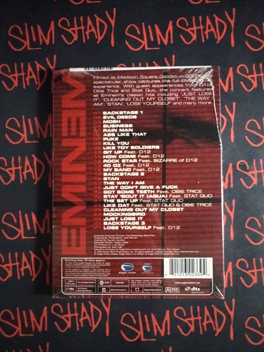 Eminem Live from New York City (Blu-ray) DVD and Promo Ad