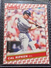 2020 Panini Donruss - Retro 1986 Cal Ripken #224 One Hundred Base 027/100