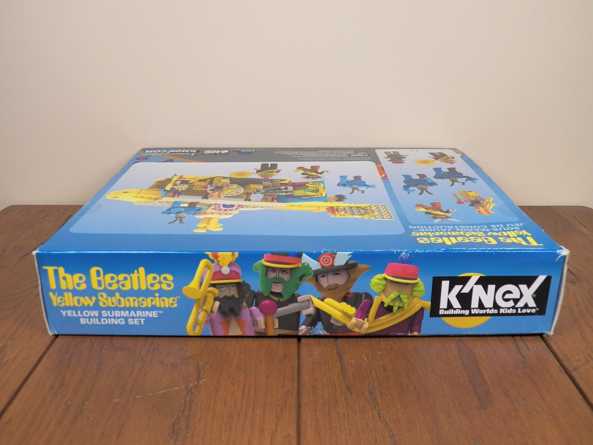 K'NEX Beatles Yellow Submarine Building Set 48464 and RARE for