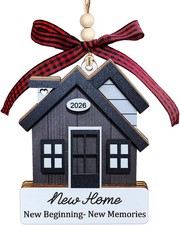 New Home Ornament 2026, House Warming Gifts New Home, New House Ornament  New H