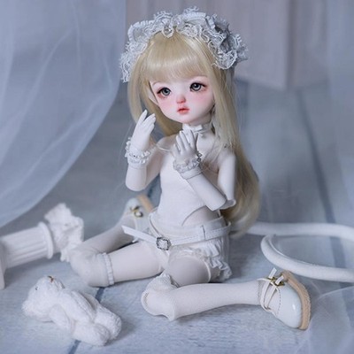 Bare Doll 1/6 BJD Doll Resin Face Makeup Cute Little Cat Tail Girl Handmade Gift