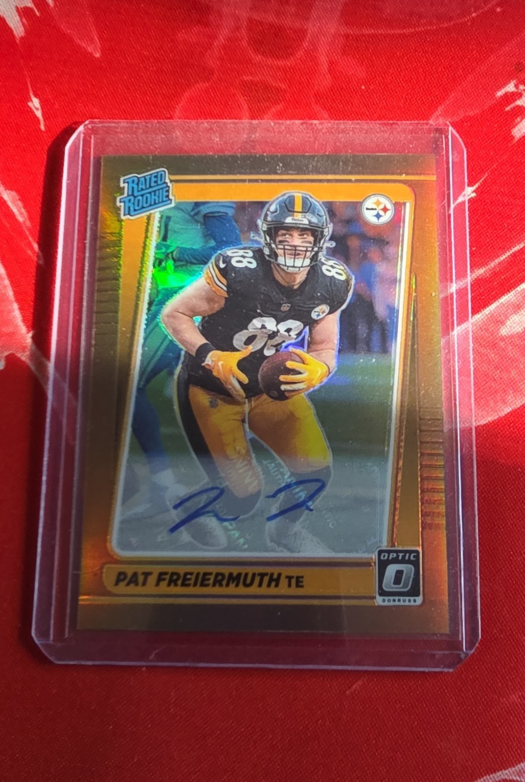2021 Panini Donruss Optic - RPS Pat Freiermuth #232 Bronze Prizm Autographs 
