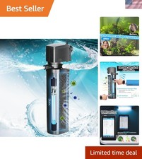 Aquarium Filter 75-200G U-V Canister Fish Tank Pump Crystal Clear