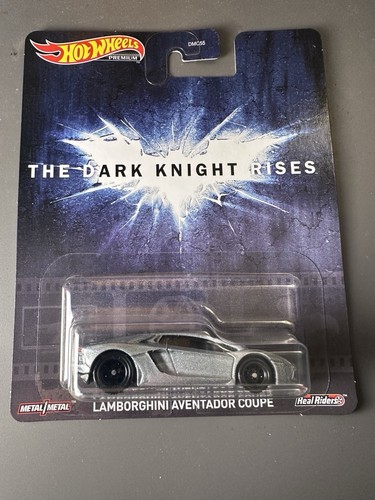 Hot Wheels Premium Dark Knight Rises Lamborghini Aventador Coupe 1:64 New