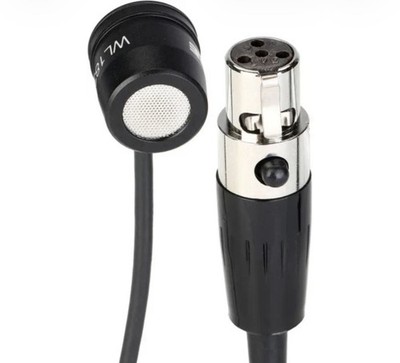Shure WL183 Omnidirectional Lavalier Mic  TA4F Connector