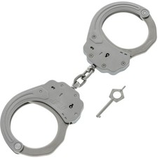 Sentry Chain Handcuffs, Professional Grade, Stainless Steel Frames, Forged St...