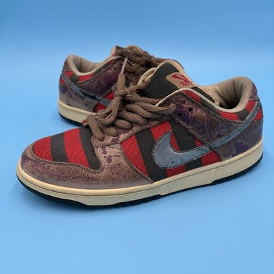 Size 9.5 - Nike Dunk Pro SB Low Freddy Krueger