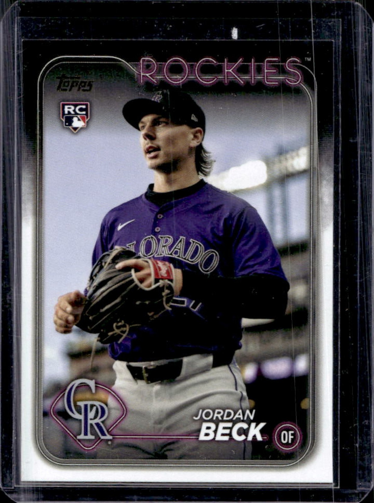 2024 Topps Update Jordan Beck RC Golden Mirror SP Rookie #US269 Rockies