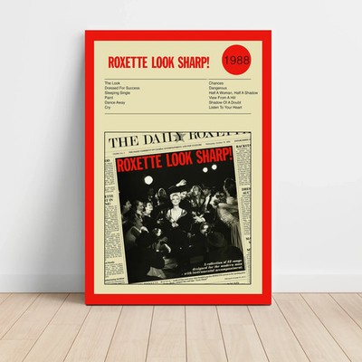 Roxette   Look Sharp! Fine Art Album Poster
