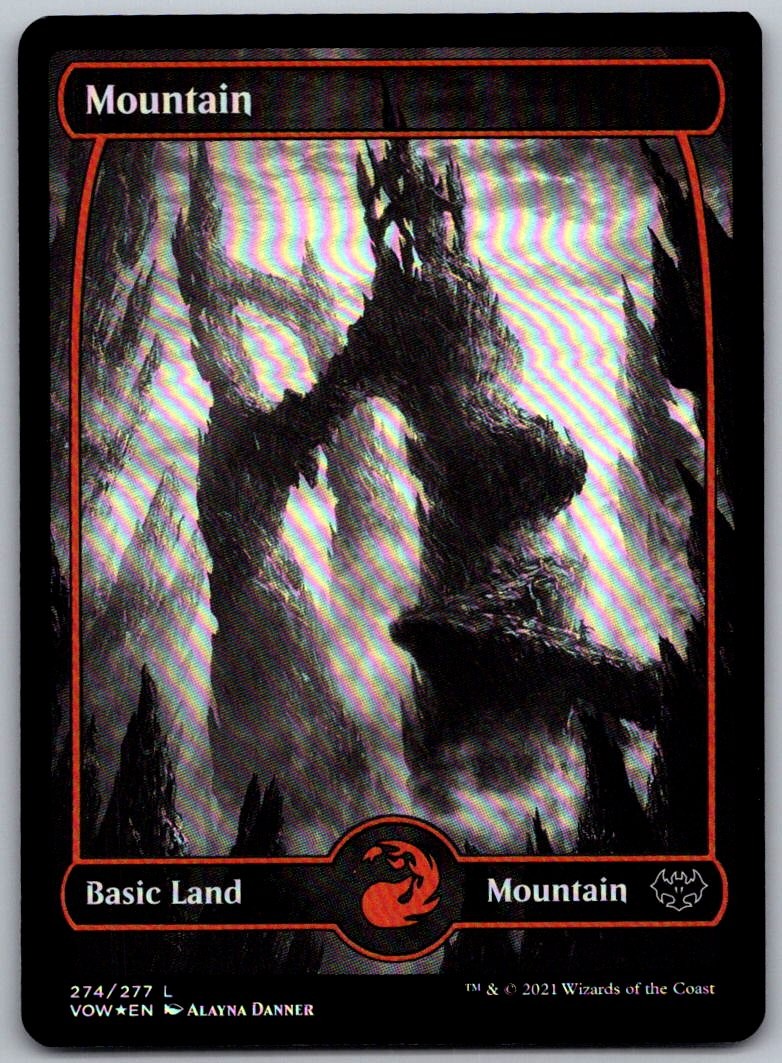 Mountain (274) 274 Land Innistrad: Crimson Vow Magic: The Gathering Foil NM