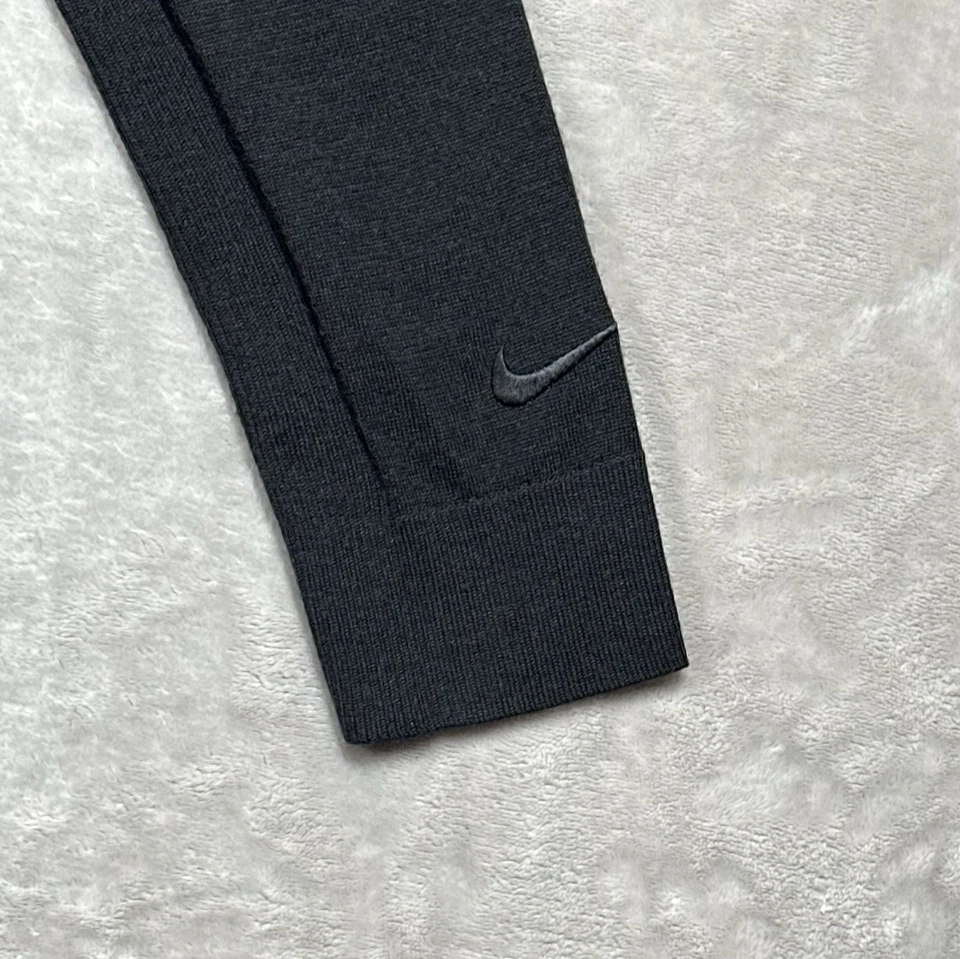 Nike Tiger Woods вязаный шерсти смесь свитер мужской размер XL черный Gulfstream гольф новый - Изображение 4 из 4