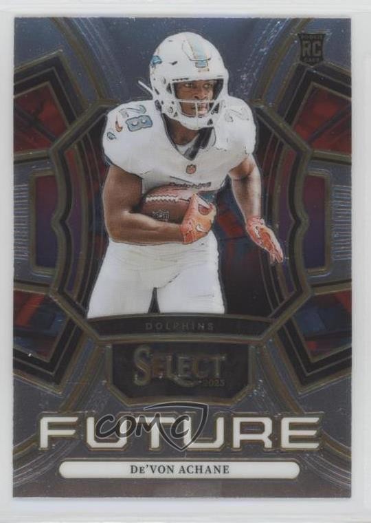 2023 Panini Select Select Future De'Von Achane #FUT-DAC 1oa8