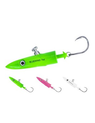 Bluewing Big Game Swing Hook Jig Head High Strength Stainless Steel Ball