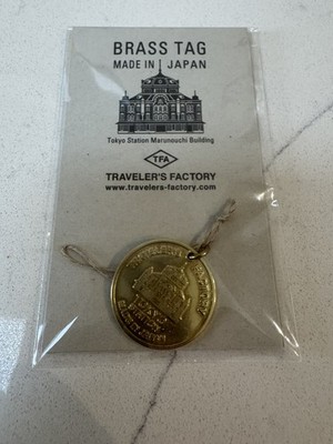 Traveler's Factory Tokyo Station Notebook Brass Tag JAPAN Limited Edition NEU