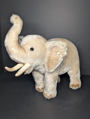 Steiff Limited Edition White African elephant Mohair Museum Collection