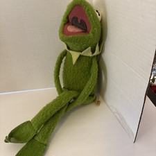 VIntage 1976 Fisher Price Toys KERMIT THE FROG Jim Henson Muppet Doll 850