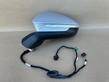 2021-2024 Volkswagen Id.4 Lh Left Side View Mirror Wblind Spot Silver Color