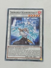 Yu-Gi-Oh Einzelkarte Shiranui-Schwertsage bespielt