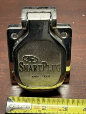 (1) Stainless Steel Smart Plug 30 Amp 125 V Marine Power Outlet Boat / Sailboat