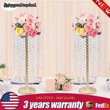 Acrylic Flowers Stands For Weddings/Birthdays Party 10pcs Gold Flower Racks