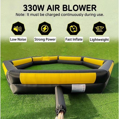 20FT Gaga Ball Pit Portable Inflatable Gaga Ball Pit with Blower,Giant Gaga Ball - Afbeelding 5 van 11
