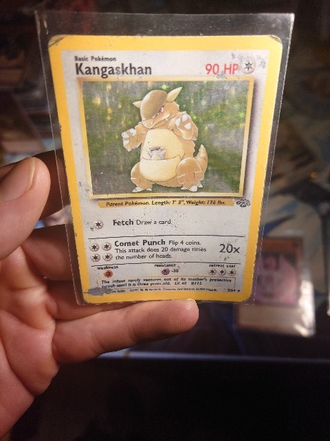 1999 Pokemon Jungle Kangaskhan #5/64 (Heavily Played)