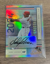 2004 PLAYOFF Absolute Memorabilia Spectrum Garret Anderson Auto 32/100